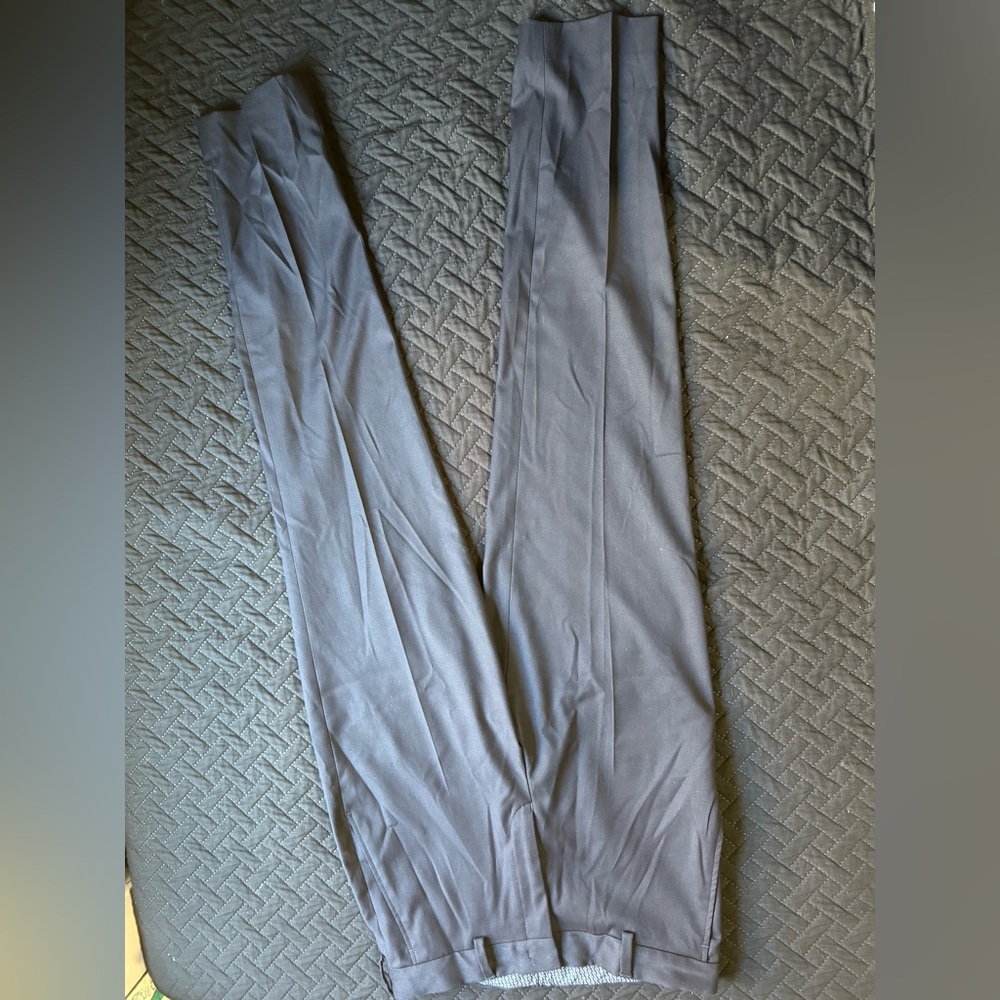 Boys Black Ralph Lauren Dress Pants